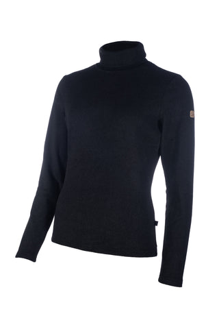 HKM Ladies Turtleneck Top - BLACK