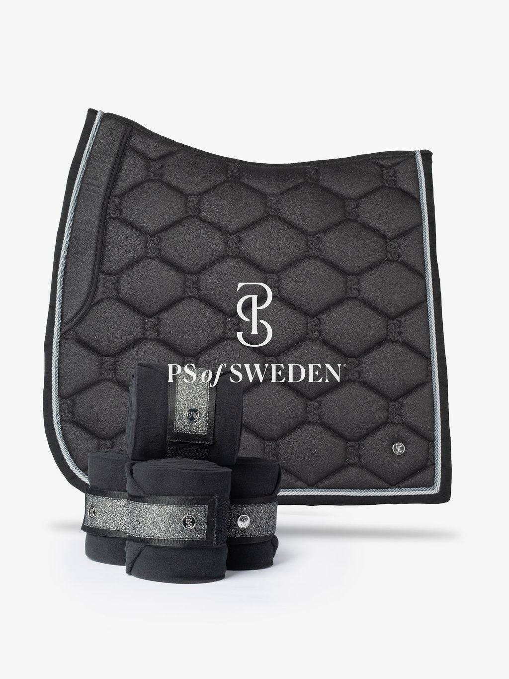 PS of Sweden STARDUST Limited Edition Saddle Pad - BLACK – Divine ...